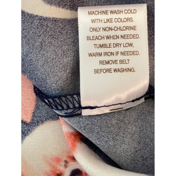 Dressbarn Floral Sleeveless Dress Size 12 - Picture 5 of 9